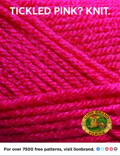 Lion Brand: Tickled Pink? Knit